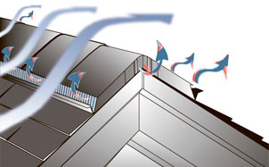 Коньковая вентиляция Certain Teed Shingle Vent II, 350*1220 мм