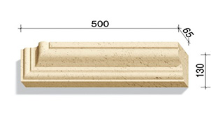 Угловой элемент для наличников и карнизов White Hills Тиволи 720-13, 500*65*130