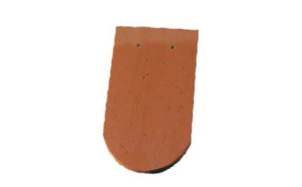 Керамическая черепица рядовая (бобровый хвост) Koramic Potigny Plain Tile 16x27 Red Flamed Antique