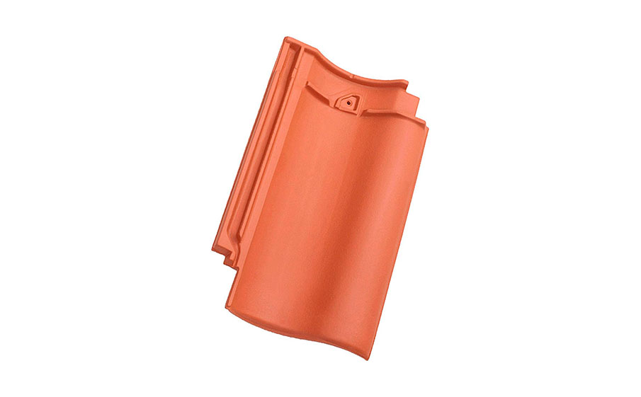 Керамическая черепица рядовая Koramic Cavus 14 (E88) Natural Red