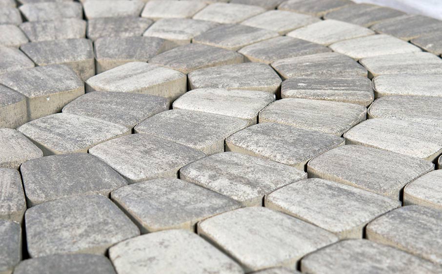 Плитка тротуарная BRAER Классико круговая Color Mix тип 7, 73*110*115*60 мм