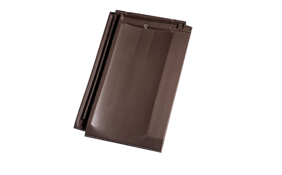 Керамическая черепица рядовая Koramic Jura Nova Dark Brown Engobe
