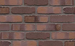 Кирпич клинкерный пустотелый Muhr 04S Rotbraun-bunt Spezial гладкий, 240*115*52 мм
