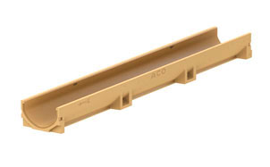 Канал АСО SELF Euroline Euromini без решетки, 100*11,8*5,5 см