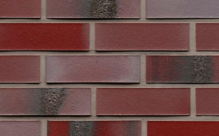 Клинкерная фасадная плитка Feldhaus Klinker R563 Carbona ardor rutila, 240*52*14 мм