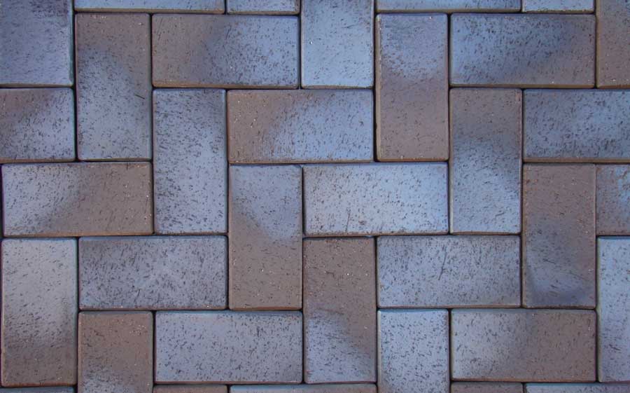 Клинкерная тротуарная брусчатка ABC Lubeck braun-blau-geflammt, 200х100х52 мм