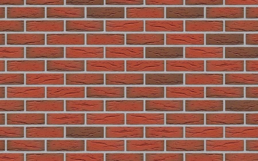 Клинкерная фасадная плитка Feldhaus Klinker R436 Classic ardor mana, 240*52*9 мм