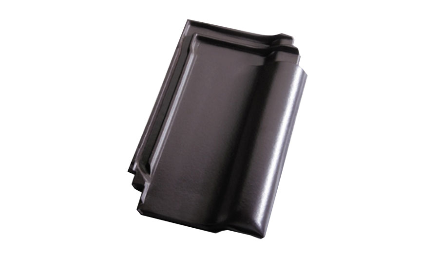 Керамическая черепица рядовая Koramic Е 32 Deep Black Engobe