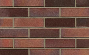 Кирпич клинкерный пустотелый Muhr 04EG Rotbraun-bunt Edelglanz гладкий, 240*115*52 мм