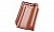 Керамическая черепица рядовая Koramic Universo 14 Copper Brown Engobe