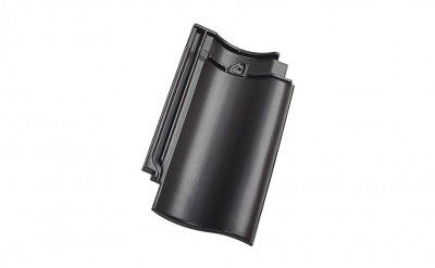 Керамическая черепица рядовая Koramic Cavus 14 (E88) Deep Black Engobe