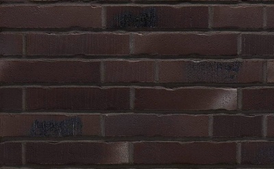 Клинкерная фасадная плитка Stroher Handstrich 394 schwarzkreide шероховатая, 240*52*14 мм