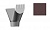 Воронка приемная CM Vattern коричневый, D 125 мм