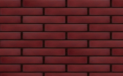 Клинкерная фасадная плитка KING KLINKER Dream House Piccolo Кармазиновый остров (07), 250*30*10 мм