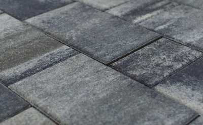 Плитка тротуарная BRAER Старый город Ландхаус Color Mix тип 8 "Вечер", 80/160/240*160 мм