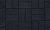 Плитка тротуарная ВЫБОР ЛА-Линия 5П.8 Стоунмикс черный, 600*300*80 мм