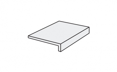 Клинкерная ступень прямоугольная рядовая Loftstufe Stroeher Keraplatte Aera T 717 anthra, 294х340х35х11 мм