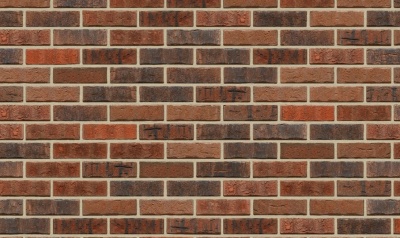 Кирпич клинкерный пустотелый Feldhaus Klinker K685 sintra ardor nelino рельефный, 215*102*65 мм