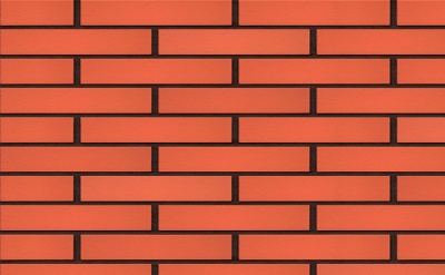 Клинкерная фасадная плитка KING KLINKER Dream House Piccolo Рубиновый красный (01), 250*30*10 мм