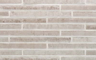 Клинкерная фасадная плитка Stroeher Stiltreu 452 silber-grau рельефная, 490*40*14 мм
