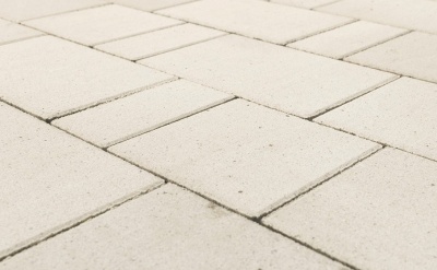 Плитка тротуарная BRAER Старый город Ландхаус белый, 80/160/240*160 мм