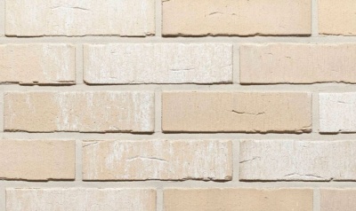 Кирпич клинкерный пустотелый Feldhaus Klinker K741 vascu crema wasserstrich, 240*90*71 мм
