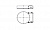 Настенный хомут SCHIEDEL PERMETER 50 раздвижной серый, D 200/300 мм