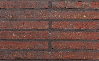 Лицевой кирпич ручной формовки Terca Tobago Wasserstrich Rood (Roman Red Water Struck), 495*100*38 мм