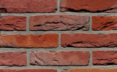 Кирпич облицовочный ручной формовки Terca Roodpaars Bont (RN50 ROODPAARS BONT), 223*105*50 мм