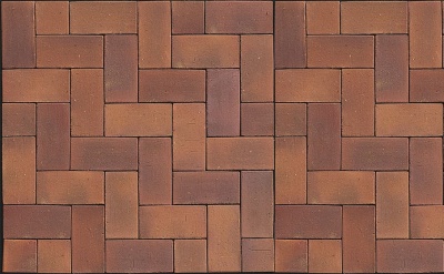 Тротуарная клинкерная брусчатка Muhr №07 Herbstlaub, 290*90*71 мм