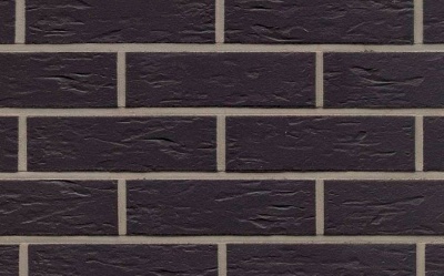 Фасадная плитка ручной формовки Feldhaus Klinker R740 Classic anthracit senso, 240*71*14 мм