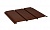 Софит с центральной перфорацией AQUASYSTEM коричневый RAL 8017, 2,4*0,303 м