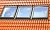 Комплект из 3-х окладов (бок о бок) для профилированной кровли VELUX EWK 0031, 780*1180 мм