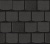 Гибкая черепица Certain Teed Highland Slate Black Granite