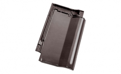 Керамическая черепица рядовая Koramic Alegra 12 Granatbrown Noble Engobe