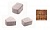 Плитка тротуарная ВЫБОР Классико 2КО.6, Листопад Осень коричнево-красно-желтый гранит, (в комплекте 3 камня)