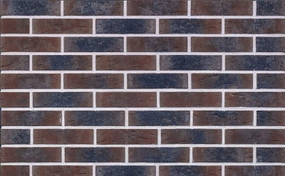 Клинкерная фасадная плитка KING KLINKER Old Castle Blues shadow (HF27) под старину WDF, 215*65*14 мм