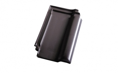 Керамическая черепица рядовая Koramic Е 32 Deep Black Engobe