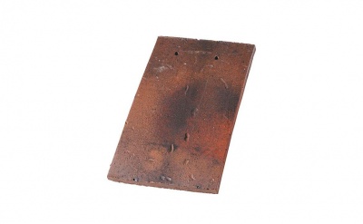 Керамическая черепица рядовая (прямой срез) Koramic Patrimony Handcrafted Plain Tile 15x26 Vineyard Black Antique