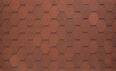 Гибкая черепица TEGOLA NOBIL TILE Вест темно-красный
