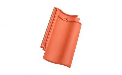 Керамическая черепица рядовая Koramic Cavus 14 (E88) Natural Red