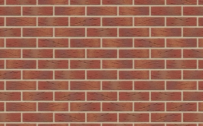 Клинкерная фасадная плитка Feldhaus Klinker R332 Classic carmesi multi mana, 240*71*9 мм
