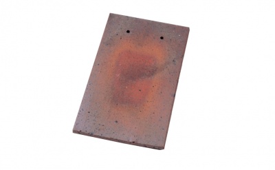 Керамическая черепица рядовая (прямой срез) Koramic Potigny Plain Tile 14x24 Brown Flamed Antique