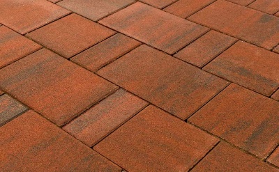 Плитка тротуарная BRAER Старый город Ландхаус Color Mix тип 10 "Рассвет", 80/160/240*160 мм