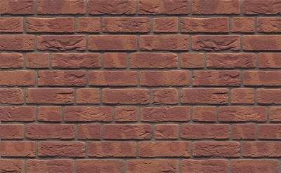 Кирпич ручной формовки Muhr Nr 2, Rotbraun-bunt geflammt, 210*45*65 мм
