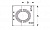 Противопожарная вентилируемая пластина SCHIEDEL ICS 25 30-45 град., D 130/180 мм