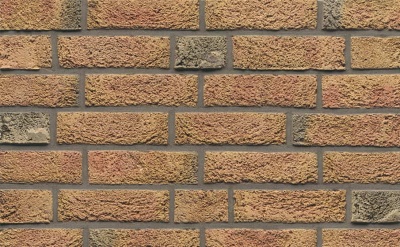 Кирпич ручной формовки Muhr Nr 4, Gelbbroze-bunt geflammt, 210*100*65 мм
