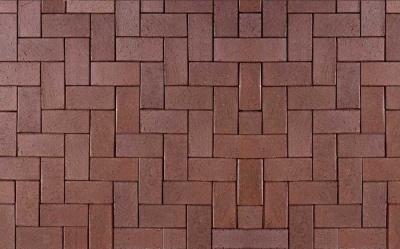 Тротуарная клинкерная брусчатка ABC Schwarz braun, 200х100х45 мм