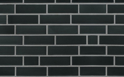 Кирпич клинкерный пустотелый Roben Faro schwarz-nuanciert гладкий, 240*115*113 мм