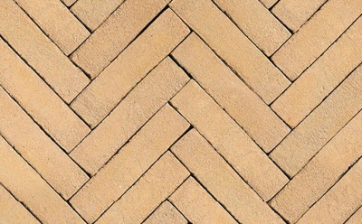 Клинкерная тротуарная брусчатка ручной формовки Penter Siena zandgeel, 200х50х85 мм
